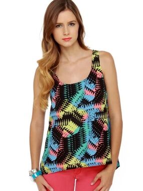 Volcom Girl Crush Print Tank Top